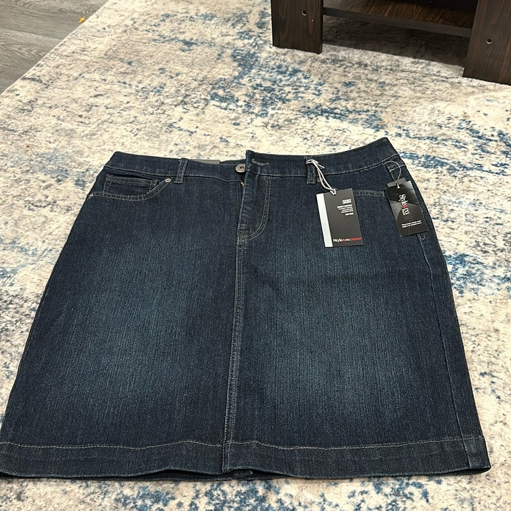 Style and co Jean skirt